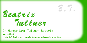 beatrix tullner business card